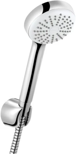 Kludi Logo 1S Wannenset 680100500 Chrom, Handbrause Mit 1 Stahlart