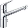 Kludi Objekta Küchenarmatur 325760575 Chrom, Schwenkbarer Auslauf, Mit Absperrung