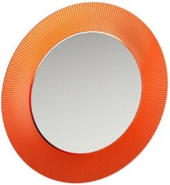 LAUFEN Kartell LED-Spiegel H3863330820001 780x780mm, Indirekte Beleuchtung, Mandarine