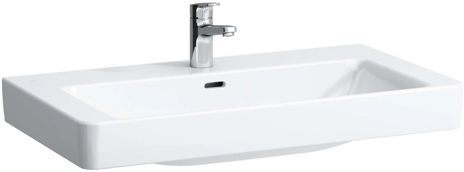 LAUFEN Pro S Aufsatz Waschtisch 8169650001041 85 X 46 Cm, Weiß, Mit Überlauf, 1 Hahnloch 1 LAUFEN Pro S Aufsatz Waschtisch 8169650001041 85 X 46 Cm, Weiß, Mit Überlauf, 1 Hahnloch