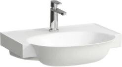 LAUFEN The New Classic Waschtisch H8138530001581 60x48cm, Unterbaufähig, Ohne Überlauf, Mit 3 Hahnloch, Weiß