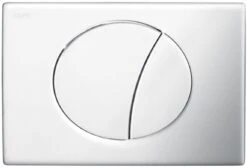 MEPA Sun Betätigungsplatte 421668 Chrom Matt, 2-Mengenspülung