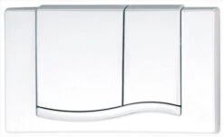 Mepa Betätgungplatte MepaWave 420501, Weiss Für Spülkasten (alt) A21/E21 2-Mengen Spülung