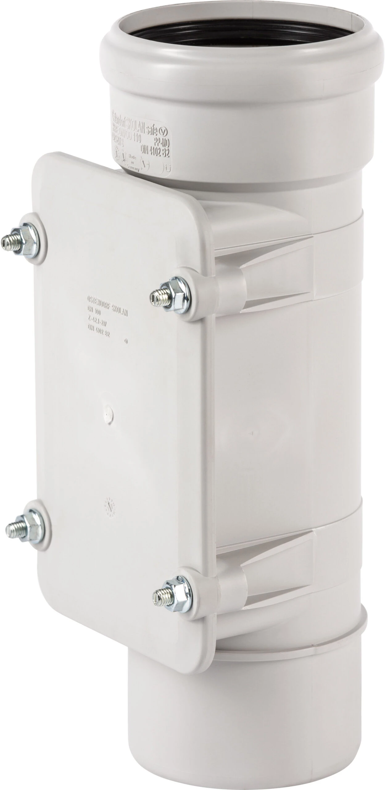 Ostendorf SKOLAN Safe SKOLANsafe-Reinigungsrohr 335600 DN/OD 110, Eckig, Mit Verschluss 1 Ostendorf SKOLAN Safe SKOLANsafe-Reinigungsrohr 335600 DN/OD 110, Eckig, Mit Verschluss