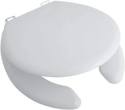 Pagette Olfa Tradition Antikontakt WC-Sitz 096-0001 Weiß, Ohne Deckel, Edelstahlscharnier