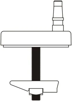 Pagette Pagette S 3 Steckbefestigung 793100200 Edelstahl, Von Oben Für Integrierte Befestigung