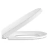 Pressalit Delight WC-Sitz 492000-D69999 Weiß, Mit Deckel, Absenkautomatik, Kippscharnier D69, Edelstahl, Lift-off