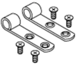 Pressalit Fahnen-Paket A9108 Mit Schrauben, V2A Edelstahl