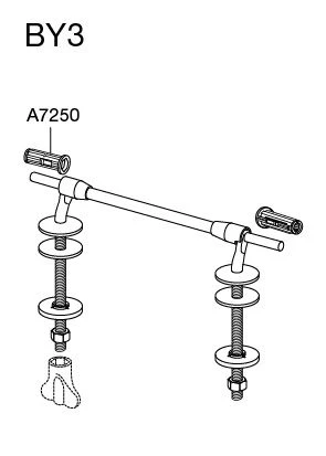 Pressalit Spezialscharnier BY3999 Edelstahl, Für WC-Sitz Projecta, Fest, Montage Von Unten 2 Pressalit Spezialscharnier BY3999 Edelstahl, Für WC-Sitz Projecta, Fest, Montage Von Unten – Bild 2