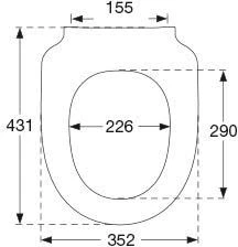 Pressalit WC-Sitz 936000-DE4999 Universalflexscharnier DE4, Edelstahl, Lift-off, Weiß, Mit Deckel, Absenkautomatik 3 Pressalit WC-Sitz 936000-DE4999 Universalflexscharnier DE4, Edelstahl, Lift-off, Weiß, Mit Deckel, Absenkautomatik – Bild 3