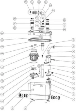 SFA SaniVite+ Schmutzwasserpumpe 0008P Weiß, Für Den Universellen Einsatz 7 SFA SaniVite+ Schmutzwasserpumpe 0008P Weiß, Für Den Universellen Einsatz -VIEGA Verkäufe SFA SaniVite Schmutzwasserpumpe 0008P weiss fuer den universellen Einsatz 3