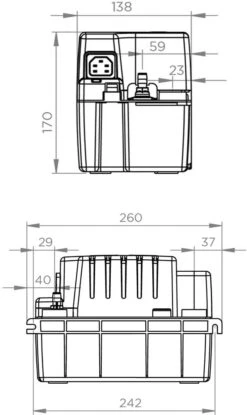 SFA Sanicondens Pro N Kondensatpumpe 0046SK6 Kühlregal, Klima, Heizkessel, Luftentfeuchter, Weiß -VIEGA Verkäufe SFA Sanicondens Pro N Kondensatpumpe 0046SK6 Kuehlregal Klima Heizkessel Luftentfeuchter weiss 2