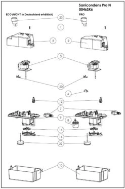 SFA Sanicondens Pro N Kondensatpumpe 0046SK6 Kühlregal, Klima, Heizkessel, Luftentfeuchter, Weiß -VIEGA Verkäufe SFA Sanicondens Pro N Kondensatpumpe 0046SK6 Kuehlregal Klima Heizkessel Luftentfeuchter weiss 3
