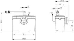 SFA WC Kleinhebeanlage Sani Access 1 0001A Weiss -VIEGA Verkäufe SFA WC Kleinhebeanlage Sani Access 1 0001A weiss 2