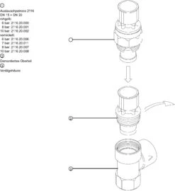 SYR Austauschpatrone 211620002 DN 15 Und DN 20, 10 Bar, Rohgelb -VIEGA Verkäufe SYR Austauschpatrone 211620002 DN 15 und DN 20 10 bar rohgelb 2