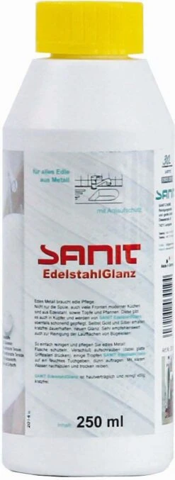 Sanit Edelstahlglanz 3019 250 Ml, Flasche