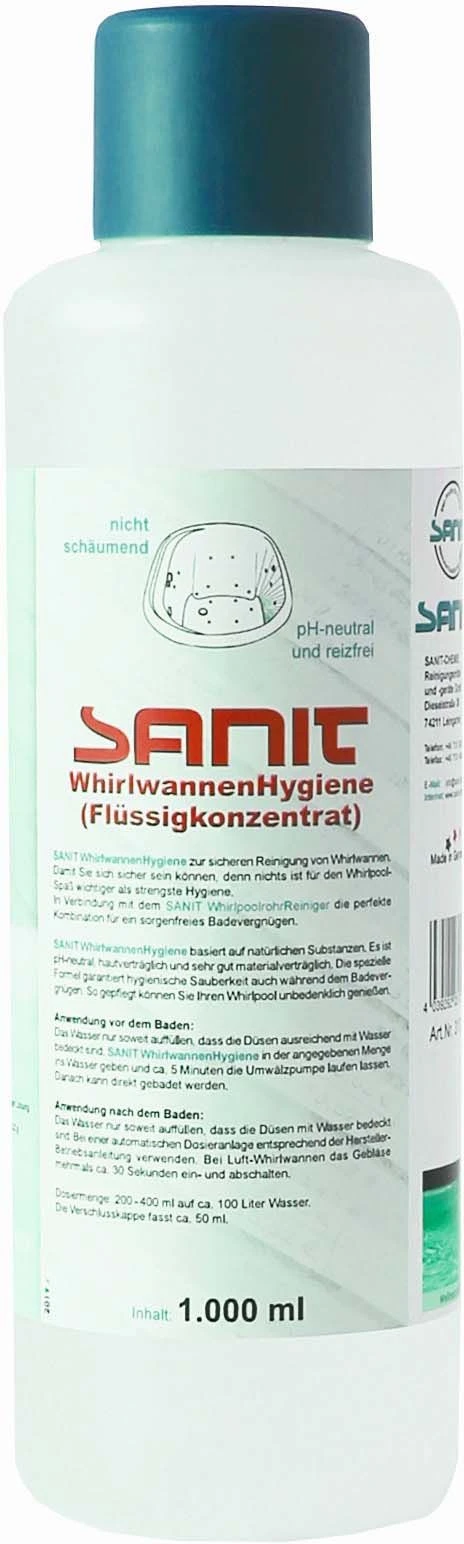 Sanit Whirlpool-Desinfektion 3171 1000 Ml, Flasche 1 Sanit Whirlpool-Desinfektion 3171 1000 Ml, Flasche
