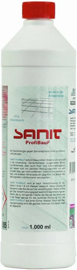 Sanit Zementschleierentferner 3170 1000 Ml, Flasche