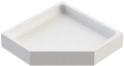 Schedel Bette Caro Duschwannenträger SD22004 80x80x6,5cm, 5-Eck, Höhe 17cm