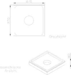Schedel Duravit PuraVida Duschwannenträger SD22947 90x90cm, Höhe 14cm 3 Schedel Duravit PuraVida Duschwannenträger SD22947 90x90cm, Höhe 14cm -VIEGA Verkäufe Schedel Duravit PuraVida Duschwannentraeger SD22947 90x90cm Hoehe 14cm 1