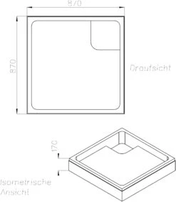 Schedel Duschwannenträger 25553 90x90x8cm, Trägerhöhe 17cm -VIEGA Verkäufe Schedel Duschwannentraeger 25553 90x90x8cm Traegerhoehe 17cm 1