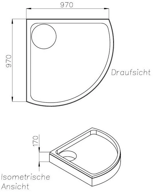Schedel Duschwannenträger SD22955 90x90x6,5cm, Höhe 17cm 2 Schedel Duschwannenträger SD22955 90x90x6,5cm, Höhe 17cm – Bild 2