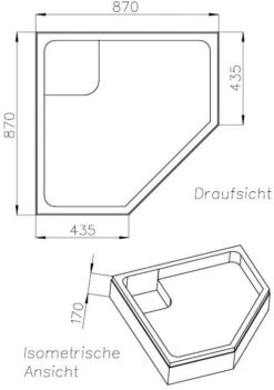 Schedel Duschwannenträger SD22957 90x90x6,5cm, Höhe 17cm 3 Schedel Duschwannenträger SD22957 90x90x6,5cm, Höhe 17cm -VIEGA Verkäufe Schedel Duschwannentraeger SD22957 90x90x65cm Hoehe 17cm 1