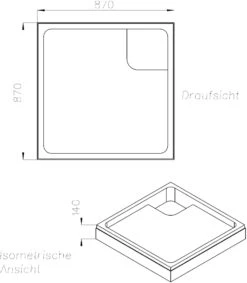 Schedel Ideal Standard Ultra Flat Duschwannenträger SD22243 90x90x4,7cm, Höhe 14cm 3 Schedel Ideal Standard Ultra Flat Duschwannenträger SD22243 90x90x4,7cm, Höhe 14cm -VIEGA Verkäufe Schedel Ideal Standard Ultra Flat Duschwannentraeger SD22243 90x90x47cm Hoehe 14cm 1