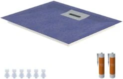 Schedel Line Flow Duschelement LI1KF601090 100 X 90 Cm, Vierseitiges Gefälle