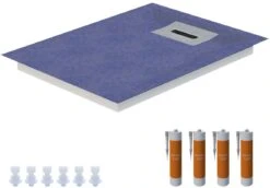 Schedel Line Flow Duschelement LI1KF601218 120 X 180 Cm, Vierseitiges Gefälle