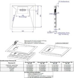 Schedel Line Flow Duschelement LI1KF608080 80 X 80 Cm, Vierseitiges Gefälle -VIEGA Verkäufe Schedel Line Flow Duschelement LI1KF608080 80 x 80 cm vierseitiges Gefaelle 1
