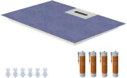 Schedel Line Flow Duschelement LI2KF601210 120 X 100cm, Einseitiges Gefälle