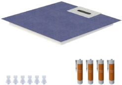 Schedel Line Flow Duschelement LI2KF601212 120 X 120 Cm, Einseitiges Gefälle