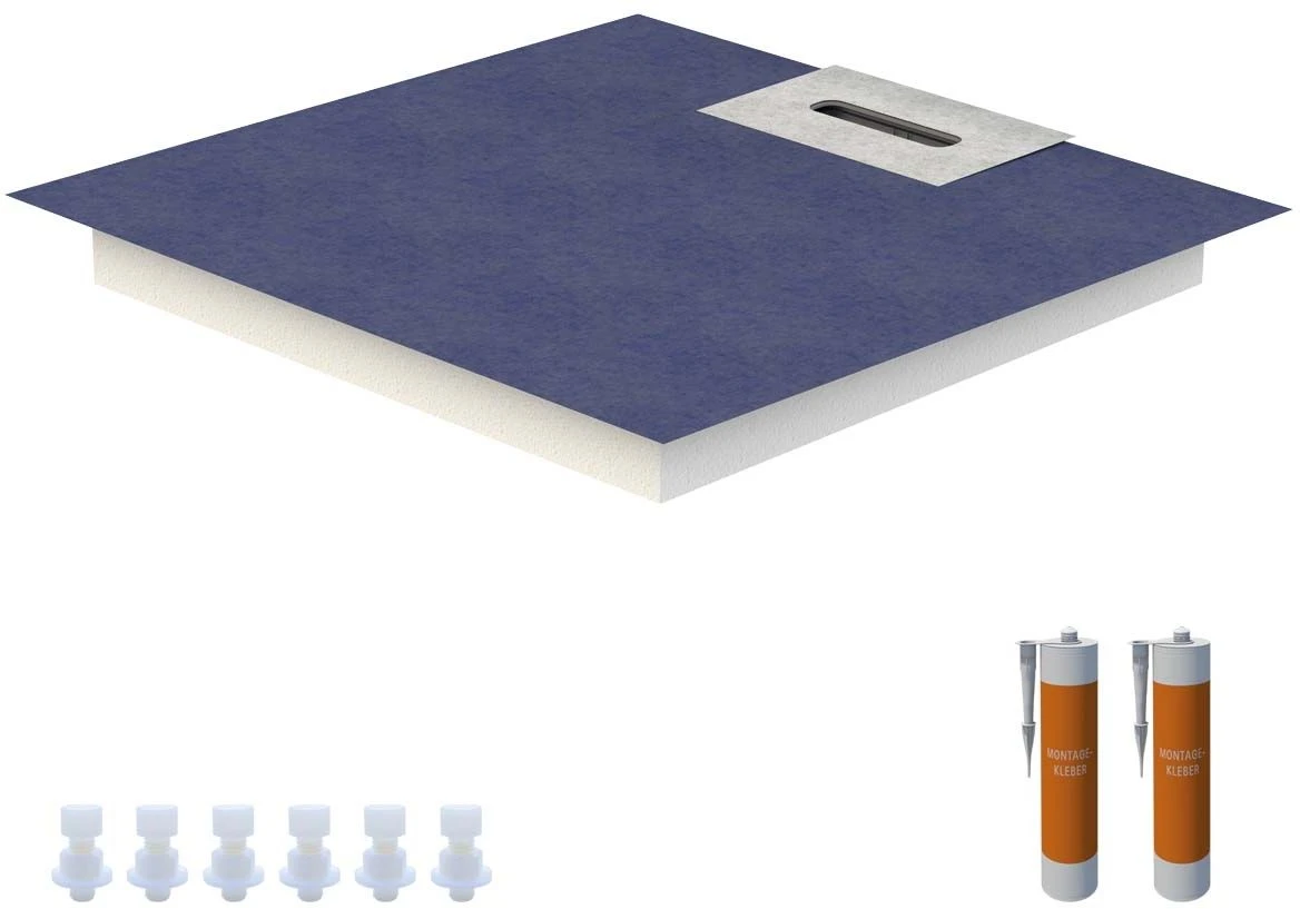 Schedel Line Flow Duschelement LI2KF908080 80 X 80 Cm, Einseitiges Gefälle 1 Schedel Line Flow Duschelement LI2KF908080 80 X 80 Cm, Einseitiges Gefälle