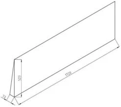 Schedel Multistar Extrazubehör SH30015 C 172, 172x52,3x7,3-0cm 3 Schedel Multistar Extrazubehör SH30015 C 172, 172x52,3x7,3-0cm -VIEGA Verkäufe Schedel Multistar Extrazubehoer SH30015 C 172 172x523x73 0cm 1