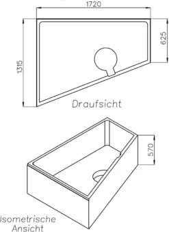 Schedel Villeroy & Boch Loop & Friends Wannenträger SW16025 175x135cm, Links, Höhe 57cm -VIEGA Verkäufe Schedel Villeroy and Boch Loop and Friends Wannentraeger SW16025 175x135cm links Hoehe 57cm 1