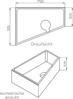Schedel Villeroy & Boch Loop & Friends Wannenträger SW16035 175x135cm, Links, Höhe 57cm -VIEGA Verkäufe Schedel Villeroy and Boch Loop and Friends Wannentraeger SW16035 175x135cm links Hoehe 57cm 1