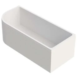 Schedel Wannenträger SW13757 180x80cm, Rechts, Teiloval, Höhe 57cm