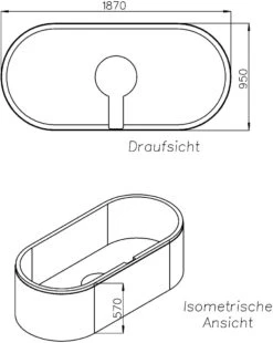 Schedel Wannenträger SW14560 190x98cm, Oval, Höhe 57cm 3 Schedel Wannenträger SW14560 190x98cm, Oval, Höhe 57cm -VIEGA Verkäufe Schedel Wannentraeger SW14560 190x98cm oval Hoehe 57cm 1