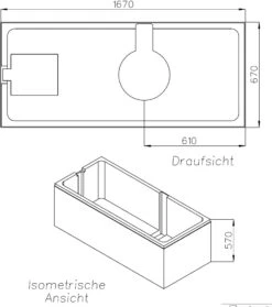 Schedel Wannenträger SW83220 170x70cm, Überlauf Gegenüberliegend, Höhe 57cm -VIEGA Verkäufe Schedel Wannentraeger SW83220 170x70cm Ueberlauf gegenueberliegend Hoehe 57cm 1