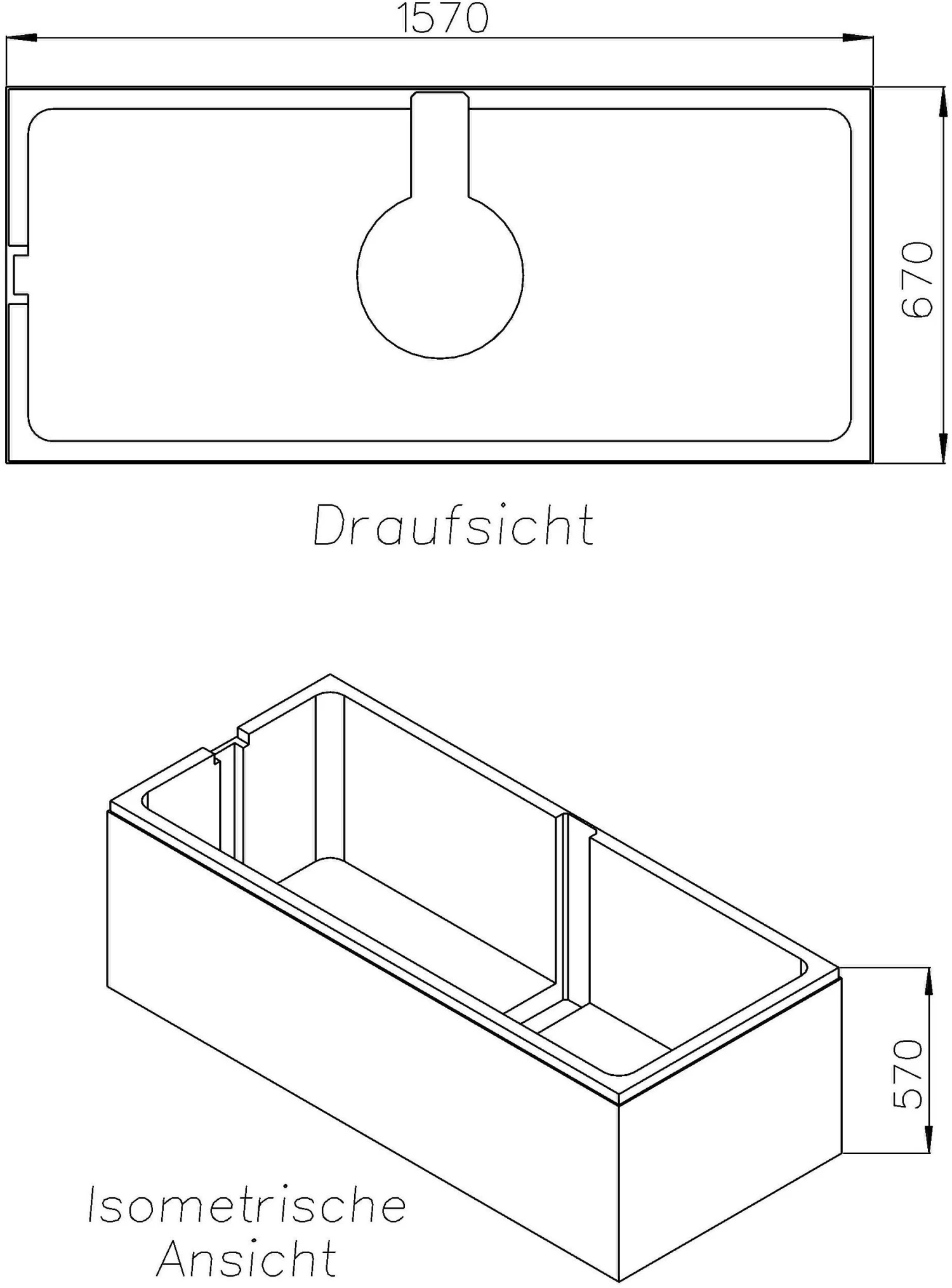 Schedel XL Kaldewei Classic Duo Wannenträger SW11134 160x70cm, Höhe 57cm 2 Schedel XL Kaldewei Classic Duo Wannenträger SW11134 160x70cm, Höhe 57cm – Bild 2