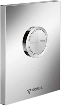 Schell Edition Eco WC-Betätigungsplatte 028040699 Kunststoff Chrom