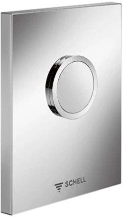 Schell Edition Urinal-Betätigungsplatte 028012899 Mechanische Betätigung, Vandalensicher, Edelstahl