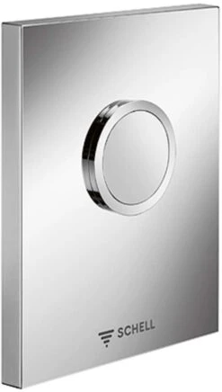 Schell Edition WC-Betätigungsplatte 028152899 Edelstahl, Niederdruck, Einmengenspülung