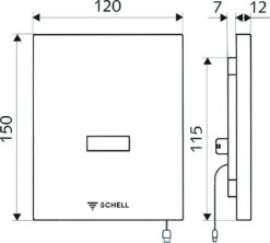 Schell Edition E Fertigmontageset 028072899 Urinalsteuerung, Infrarot, Batterie 6 V, Vandalensicher, Edelstahl 3 Schell Edition E Fertigmontageset 028072899 Urinalsteuerung, Infrarot, Batterie 6 V, Vandalensicher, Edelstahl -VIEGA Verkäufe Schell Edition e Fertigmontageset 028072899 Urinalsteuerung Infrarot Batterie 6 V vandalensicher Edelstahl 1