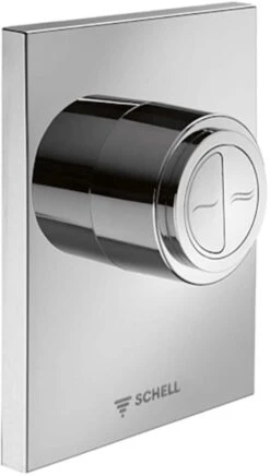 Schell Edition Eco WC-Betätigungsplatte 028250699 Kunststoff, Verchromt