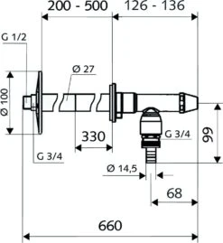 Schell Frostsichere-Außenarmatur 039980399 DN 15, Mattchrom, Installationsbausatz, Mit Rohrbelüfter -VIEGA Verkäufe Schell Frostsichere Aussenarmatur 039980399 DN 15 mattchrom Installationsbausatz mit Rohrbeluefter 2