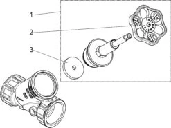 Schlösser Freistromventil 0015054000001 DN 40, G 1 1/2, Ohne Entleerung, Steigende Spindel -VIEGA Verkäufe Schloesser Freistromventil 0015054000001 DN 40 G 1 1 2 ohne Entleerung steigende Spindel 2