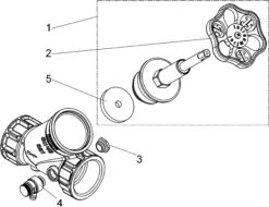 Schlösser Freistromventil 0015104000001 DN 40, G 1 1/2, Mit Entleerung, Steigende Spindel -VIEGA Verkäufe Schloesser Freistromventil 0015104000001 DN 40 G 1 1 2 mit Entleerung steigende Spindel 2