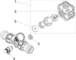 Schlösser Freistromventil 0015382200001 DN 20, 22mm, IG, Mit Entleerung, Nichtsteigende Spindel -VIEGA Verkäufe Schloesser Freistromventil 0015382200001 DN 20 22mm IG mit Entleerung nichtsteigende Spindel 2